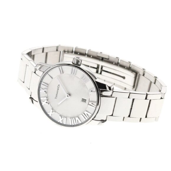 TIFFANY&Co. Atlas Dome Z1830.11.10A21A00A Date Quartz Ladies Watch